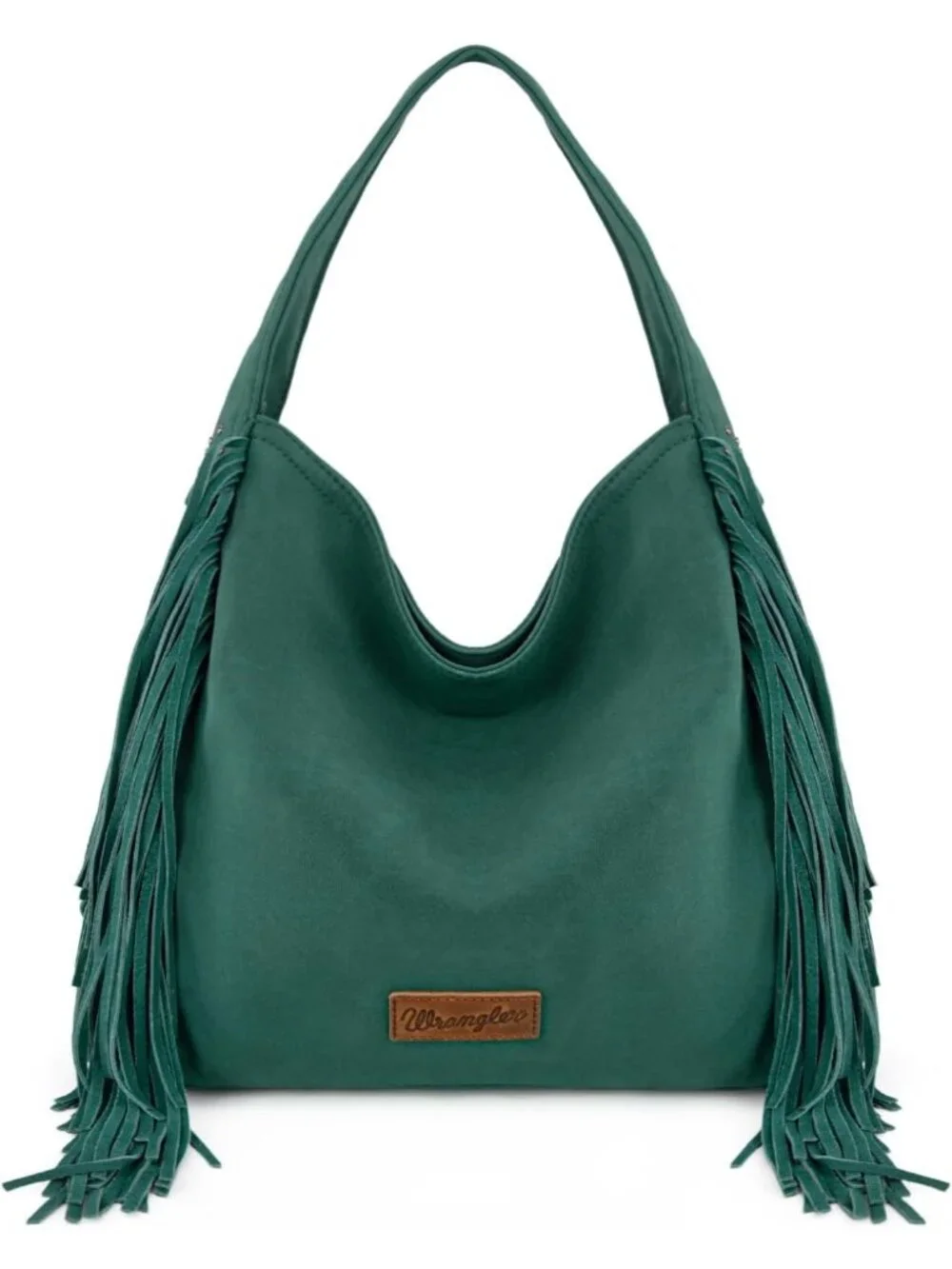Fringe Suede Hobo Bag for Women | Leather Western Purse with Tassels & Shoulder